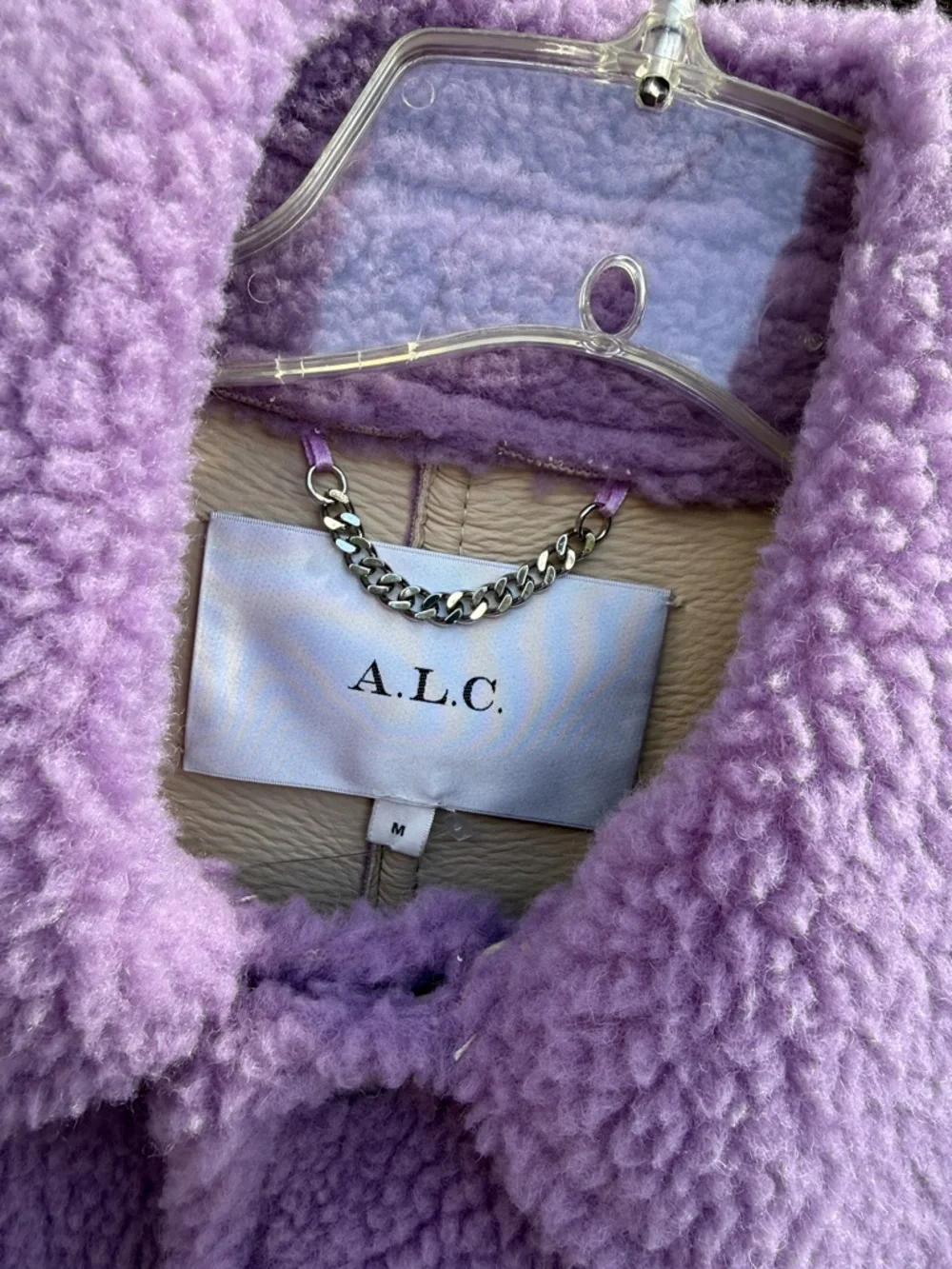 A.l.c. Faux fur coat wool blend - Picture 7 of 7
